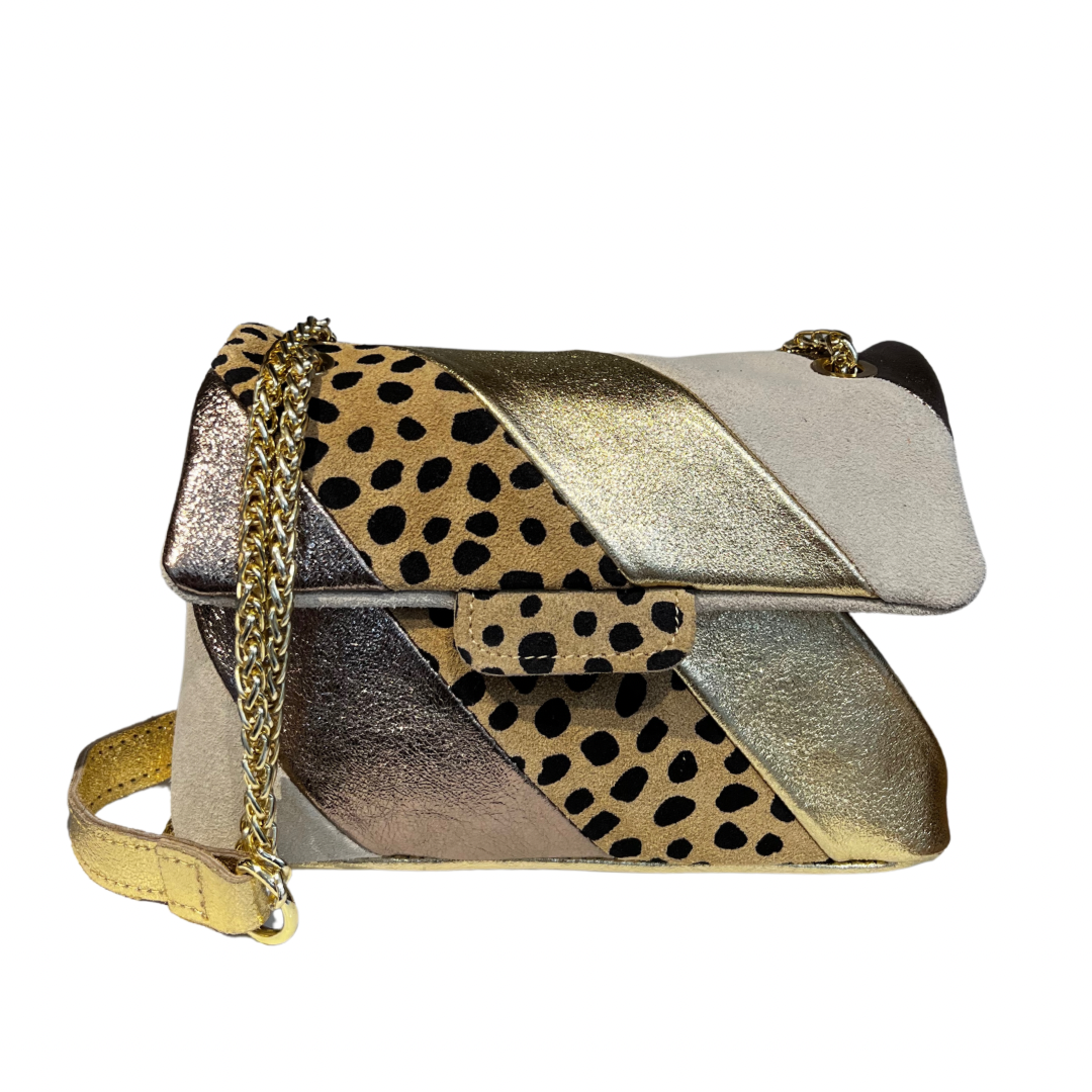 Rainbow Tas Panter Beige