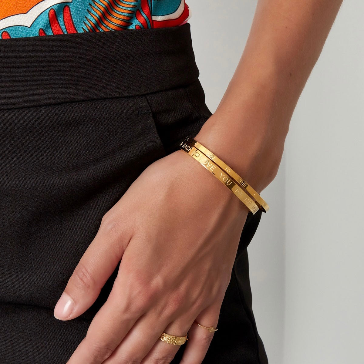 I love you to the moon and back Armband