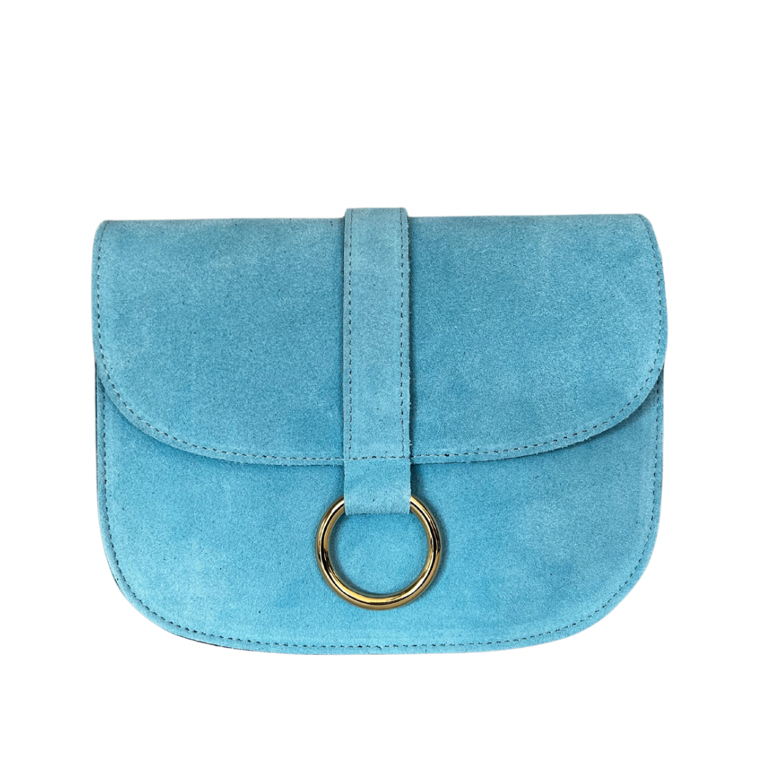 Simone Tas Suède Blauw