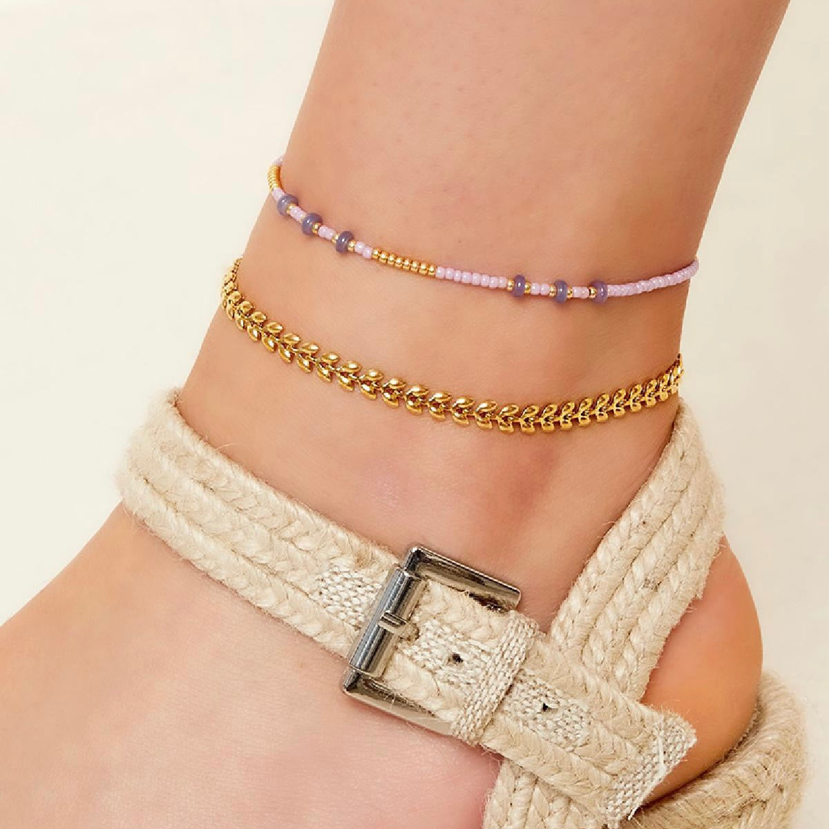 Enkelbandje Blaadjes