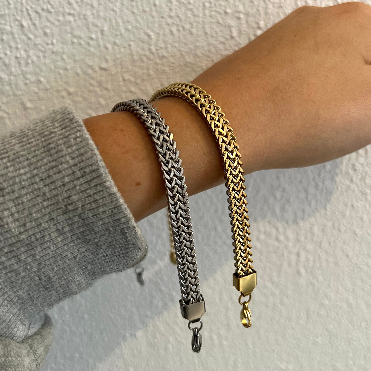 Brede Schakel Armband