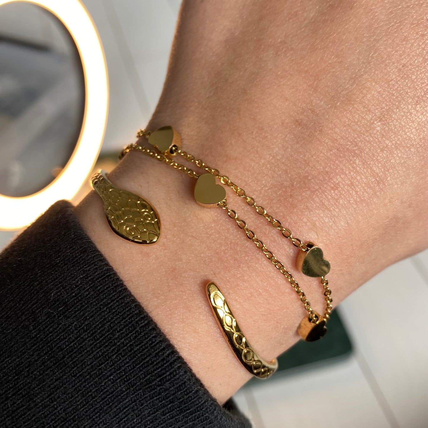 Double Hearted Armband