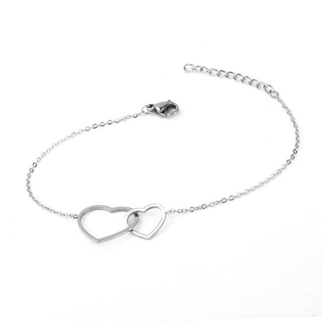 Double Hart Armbandje