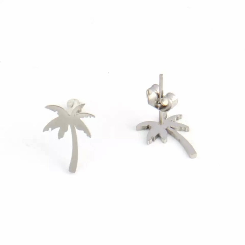 Palmboom Oorbellen