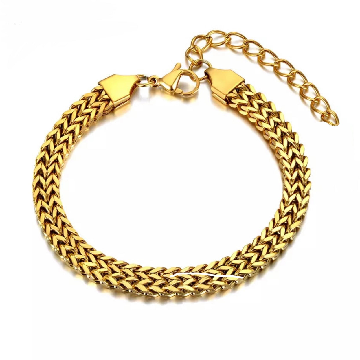 Brede Schakel Armband