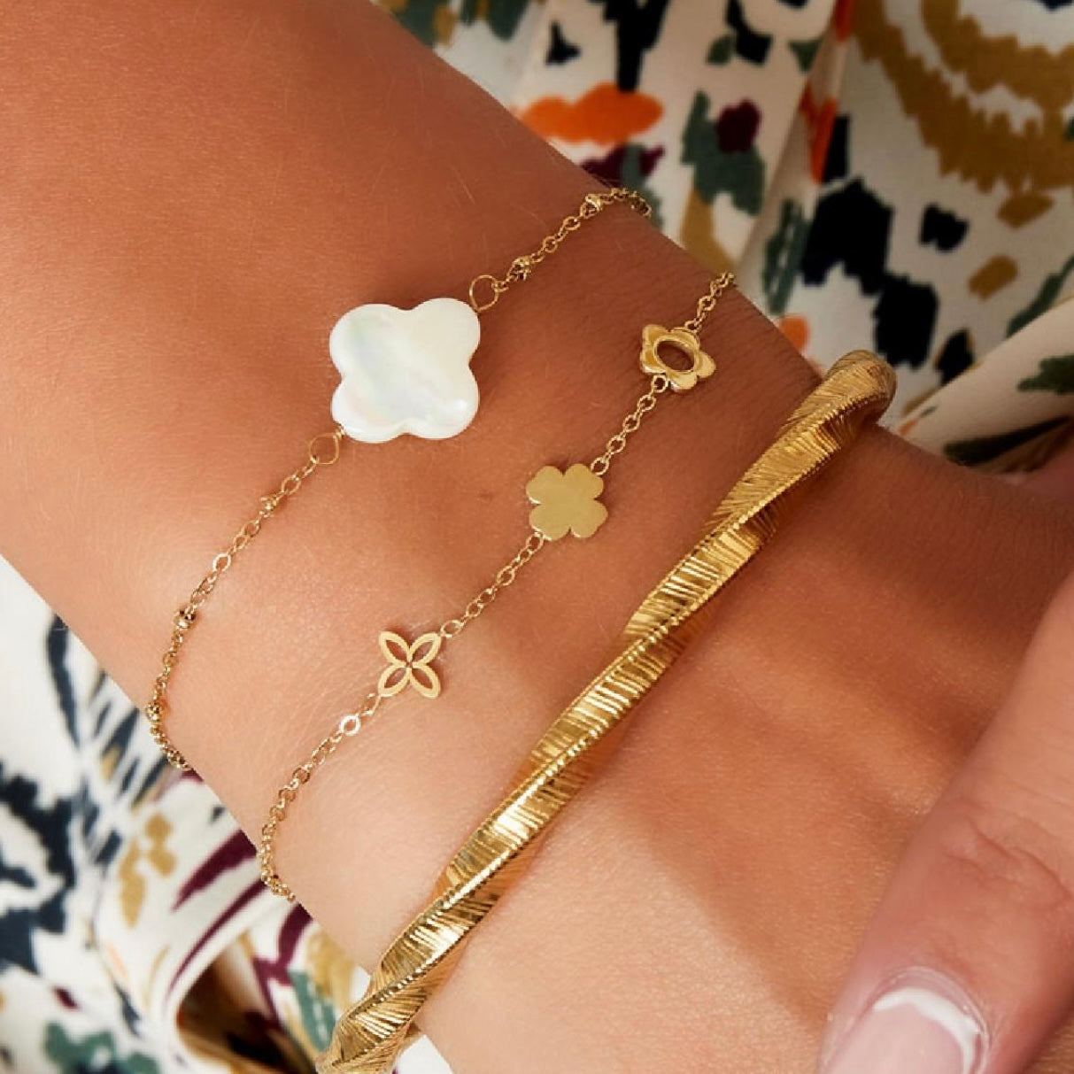 Bloemetjes Armbandje