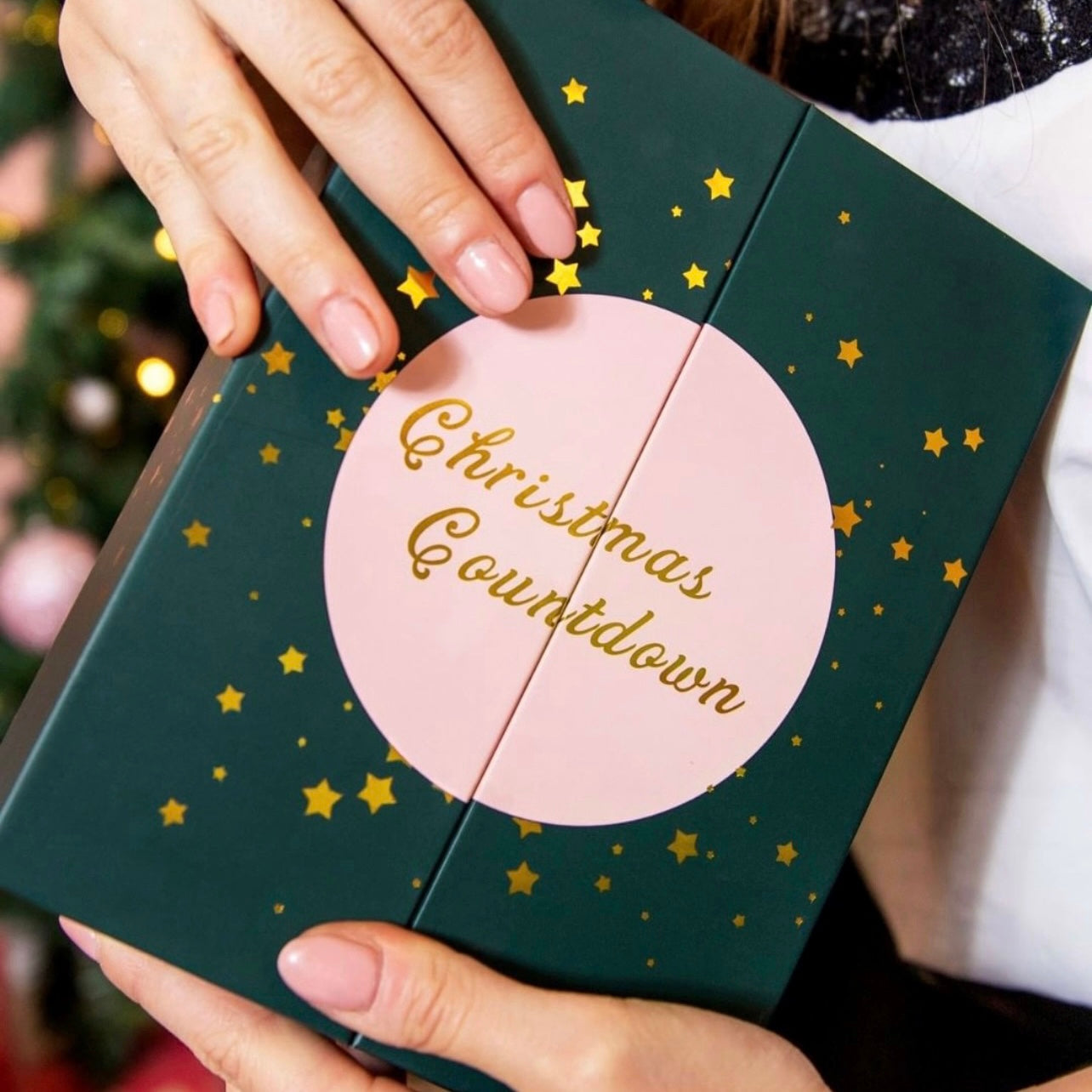 Adventskalender Goud-Roze