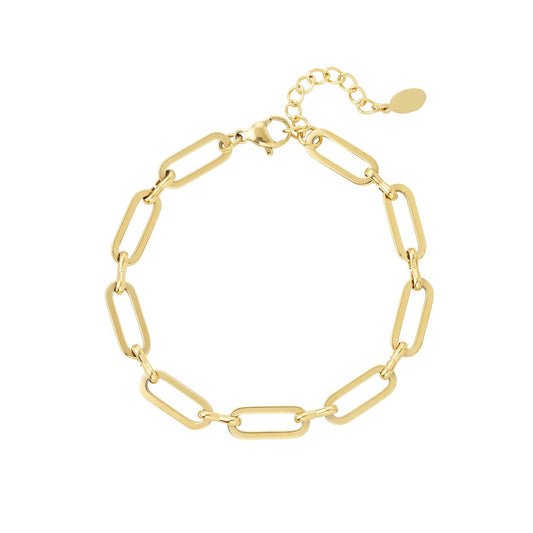 Grove Schakel Armband