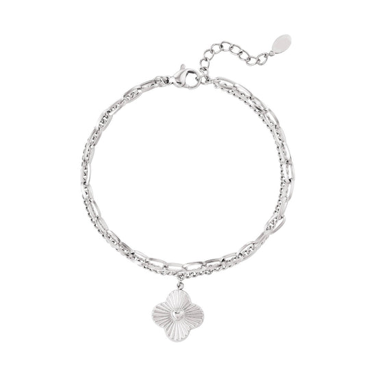 Dubbelen Klaver Armband
