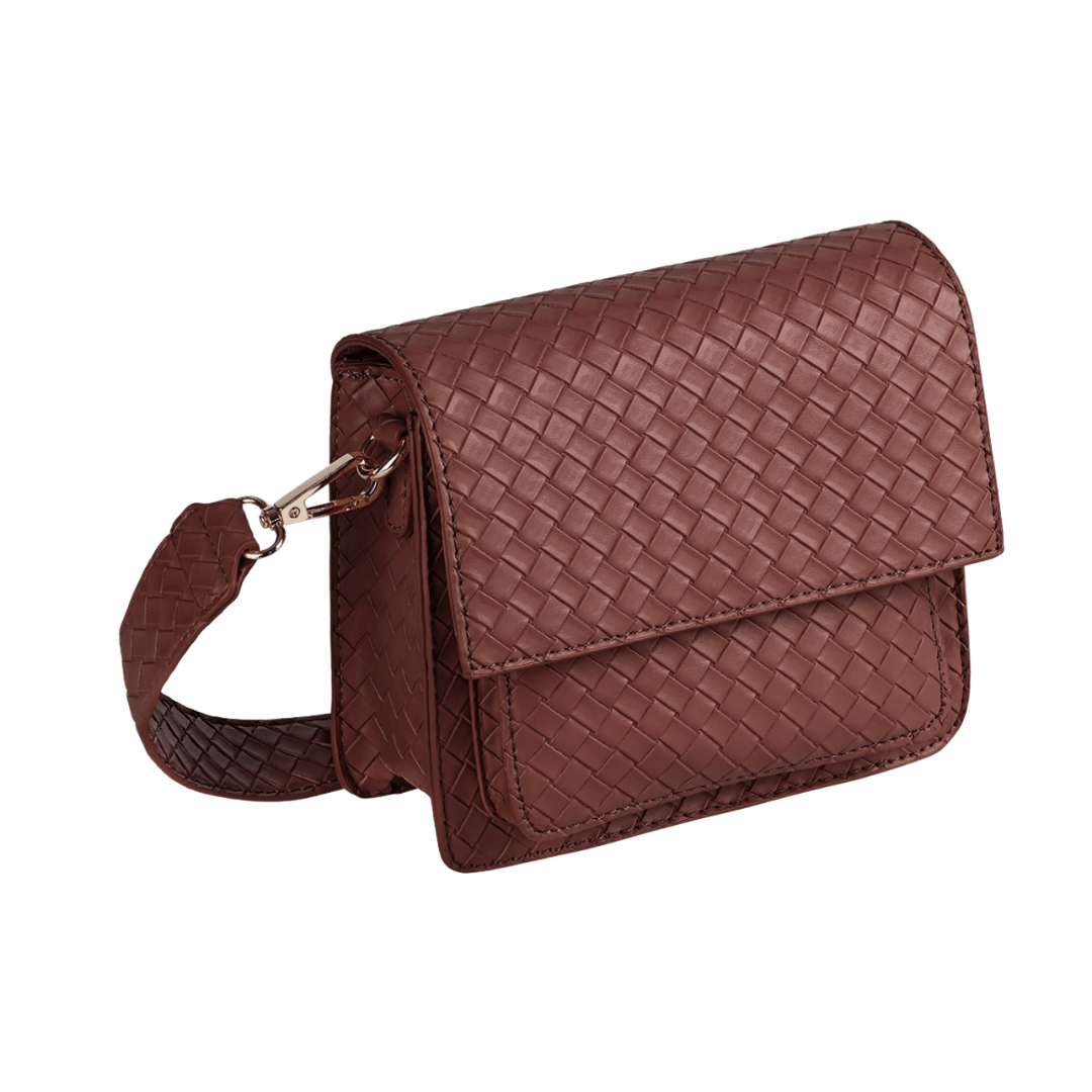 crossbody tas bruin