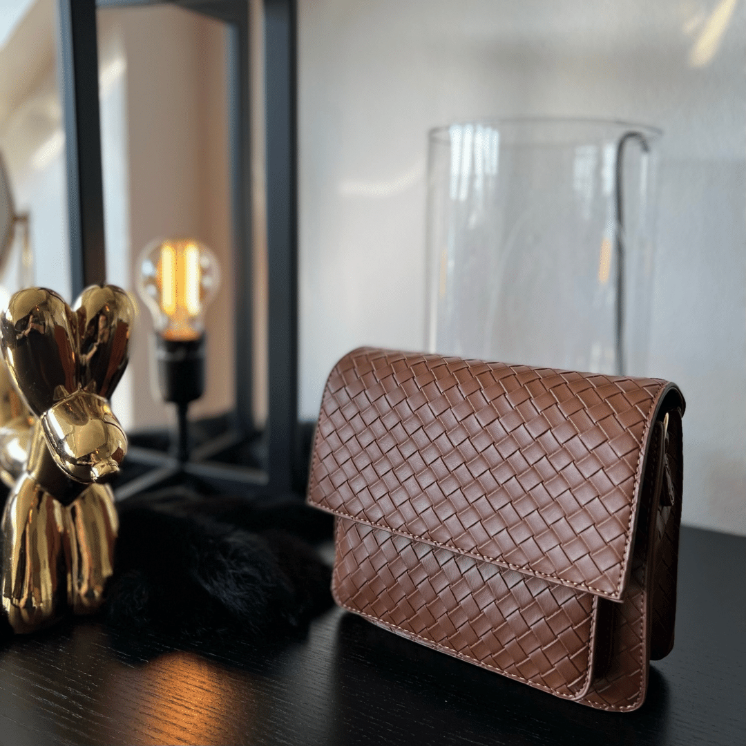 crossbody tas bruin